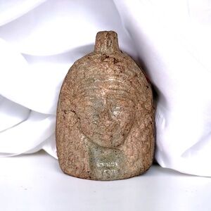 Ancient Egyptian Artifact Egypt Faience Clay Pendant